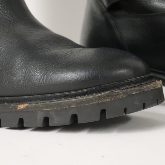 Fendi Motorcycle Boot Black Rabbit Fur-Lined - Picture 3 of 8